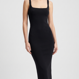 Alaïa viscose-blend midi dress