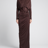Balmain fluid jersey maxi dress
