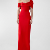 Carolina Herrera Sofia off-the-shoulder maxi dress