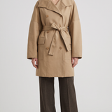 The Frankie Shop Tess belted trench coat