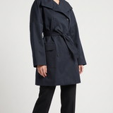 The Frankie Shop Tess midi short trench