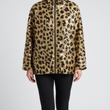 Balmain Embellished leopard jacket