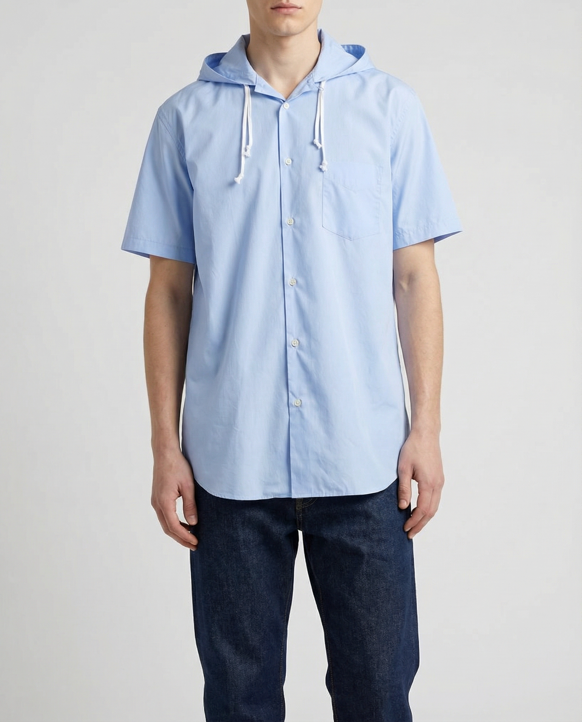 COMME DES GARÇONS SHIRT Comme des Garçons Homme Striped hooded