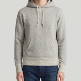 RRL Drawstring ribbed fleece hoodie