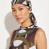 Pucci Manuba print silk bandana hat
