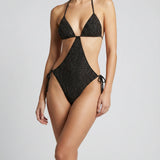 Missoni Sequin tie swimsuit