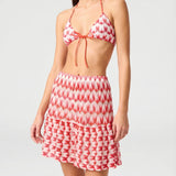 Missoni Floral lace knit mini skirt