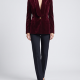 Versace viscose velvet blazer