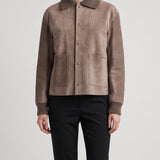 JW Anderson Logo-detail leather jacket