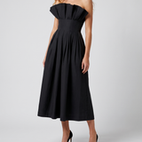 Khaite Claude strapless maxi dress