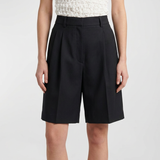 Khaite Auggie pleated shorts