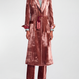 La DoubleJ Duster velvet coat