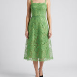 Carolina Herrera Hydrangea lace midi dress
