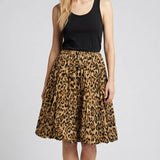 Alaia Animal-print midi skirt