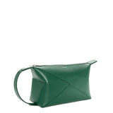 Puzzle Fold leather wash bag