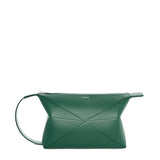 Puzzle Fold leather wash bag