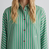Loewe Striped cotton-poplin shirt