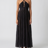 Anjuna backless embroidered long dress
