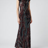 Etro Paisley velvet devoré gown