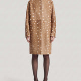 Loulou de Saison Liza deer-print pony-effect leather coat