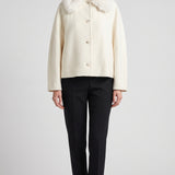Loulou de Saison Rafe faux-fur collar jacket