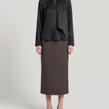 Loulou de Saison Samos pencil maxi skirt