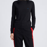 Loewe Anagram embroidery wool sweater