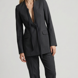Maison Margiela Contrast-stitching single-breasted blazer