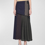 Maison Margiela Patchwork long skirt