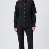 Maison Margiela Cape-sleeve cotton shirt