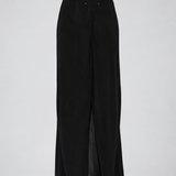Maison Margiela rear-slit maxi skirt