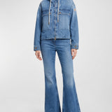 Moncler Ecrevisse denim down jacket
