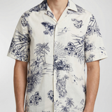 Moncler Floral print cotton shirt