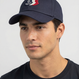 Moncler Tricolour logo cotton baseball cap