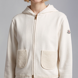 Moncler Cotton blend zip-up sweatshirt