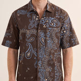 Moncler Paisley-print cotton shirt