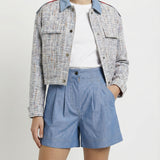 Chambray shorts
