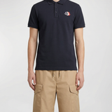 Moncler Logo-patch cotton piqué polo shirt