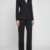 McQueen Off-shoulder harness jacket