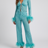 Oséree Lumière Plumage trousers