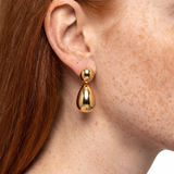Phoebe Philo Double Ball gold-plated sterling silver earrings
