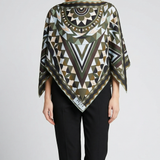 Pucci Vivara silk cape top