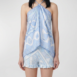 Pucci Manuba ruffled jersey shorts