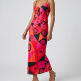 Pucci Occhi print silk long dress