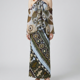 Pucci Occhi print satin and chiffon dress