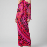 Pucci Occhi print satin and chiffon dress