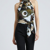 Pucci Occhi print halter top