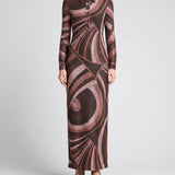 Pucci Iride-print Lurex dress