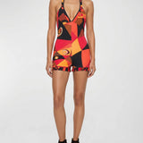 Pucci Occhi halterneck jersey romper