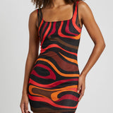 Pucci Marmo print mini dress